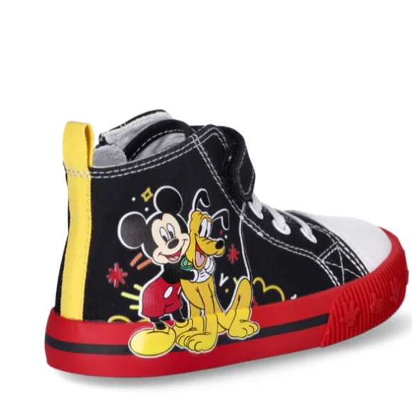 Boys Mickey Mouse High Top Sneakers Toddlers 🆕 Size 9 🔥 NEW - Picture 11 of 15